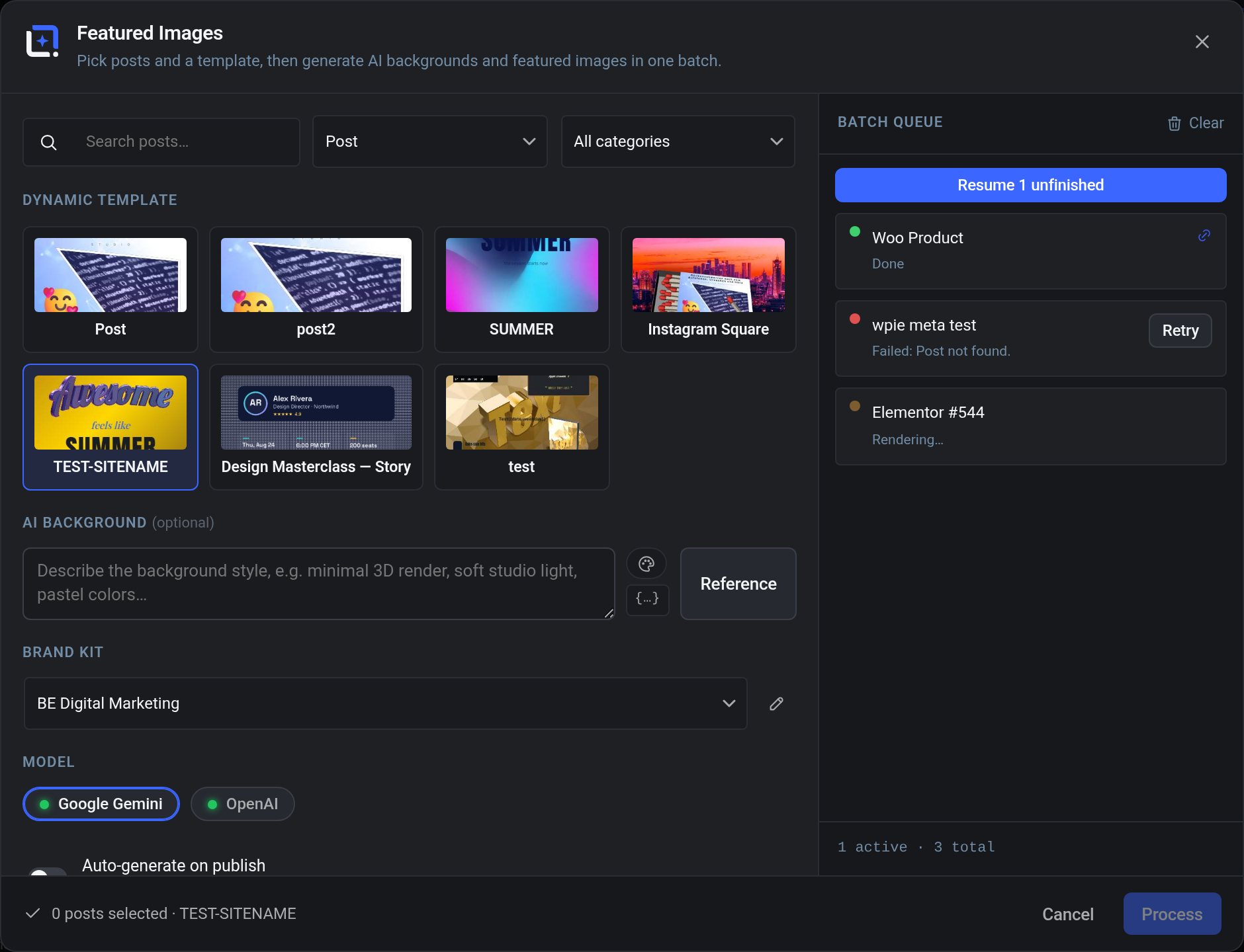 WooCommerce product images