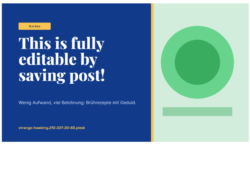 The dynamic-image Gutenberg blocks