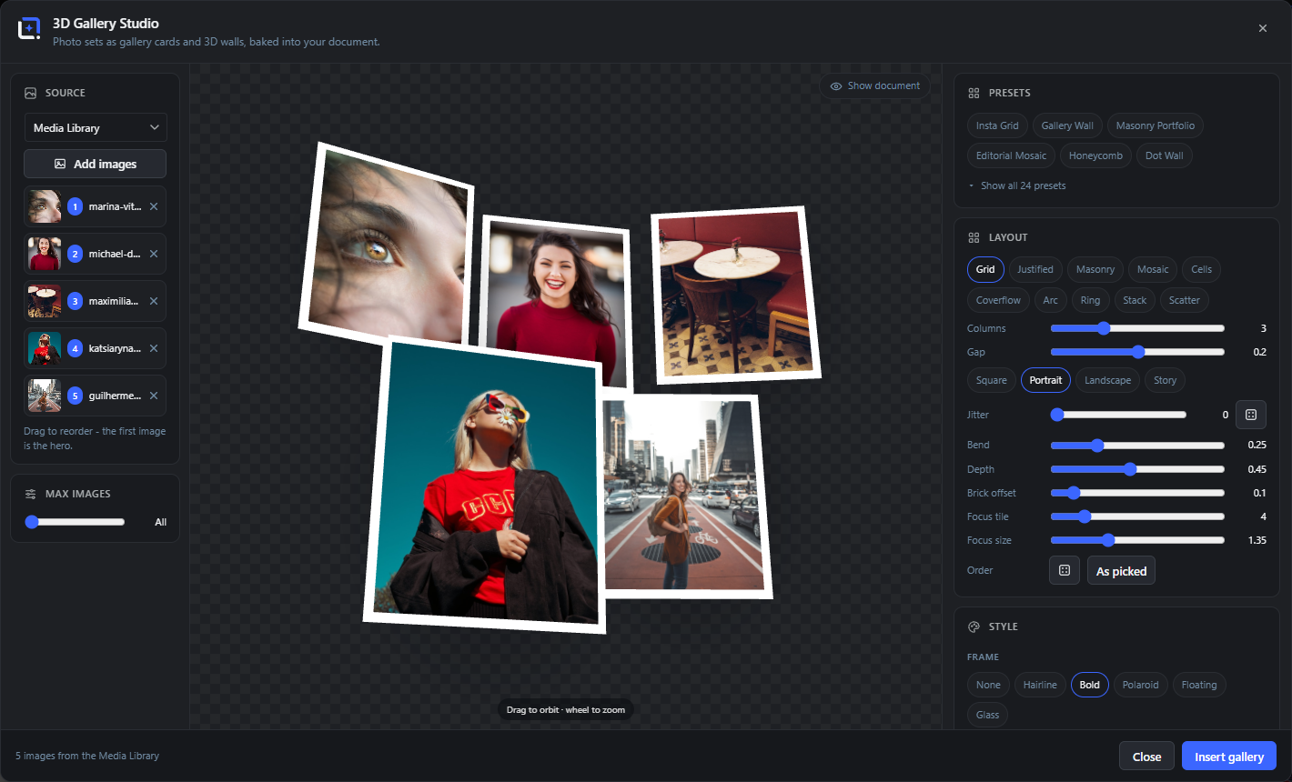 The source: static or dynamic images