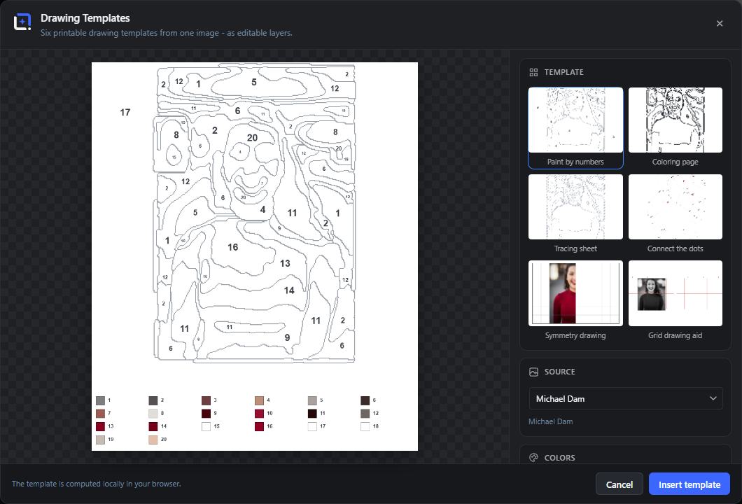 The drawing Templates (studio)